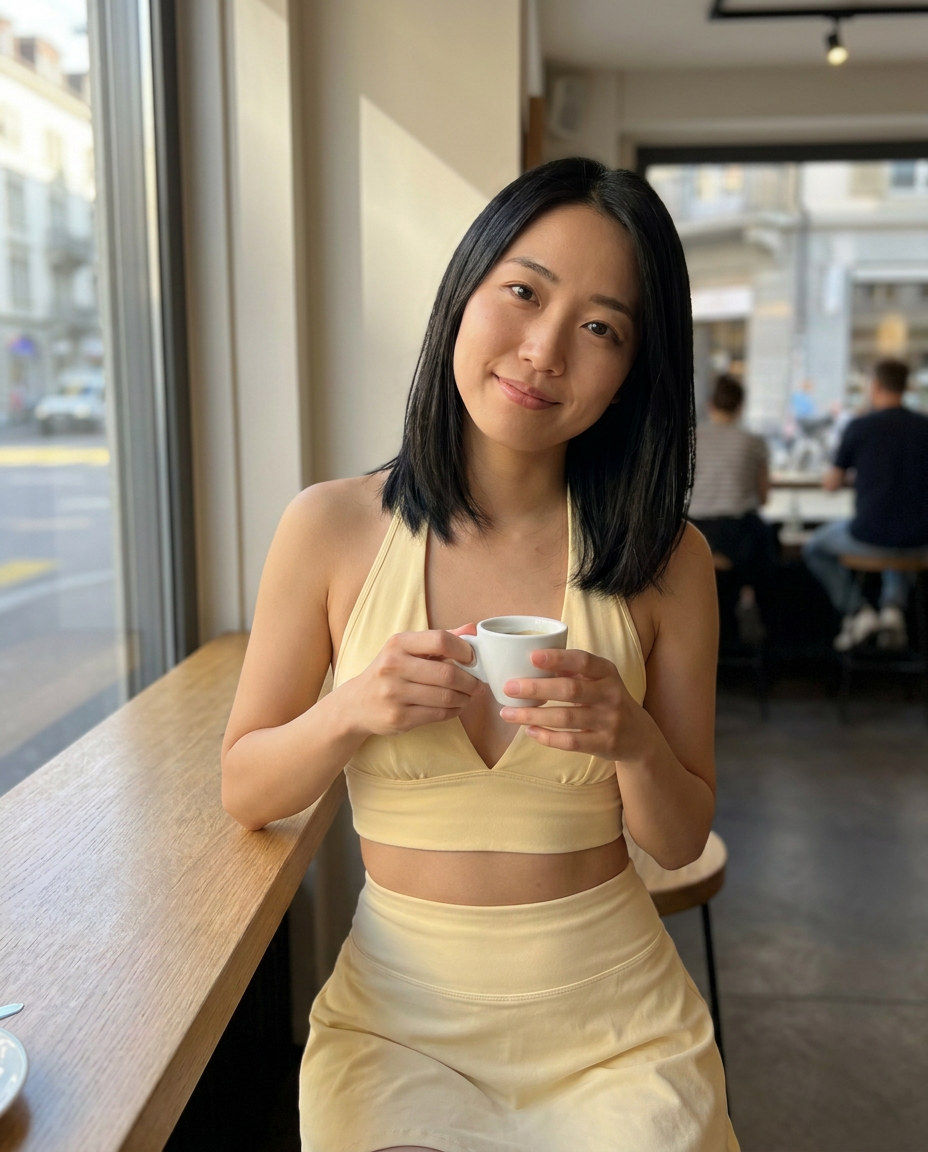 Maya T. wearing the Butter Glow Skort Set