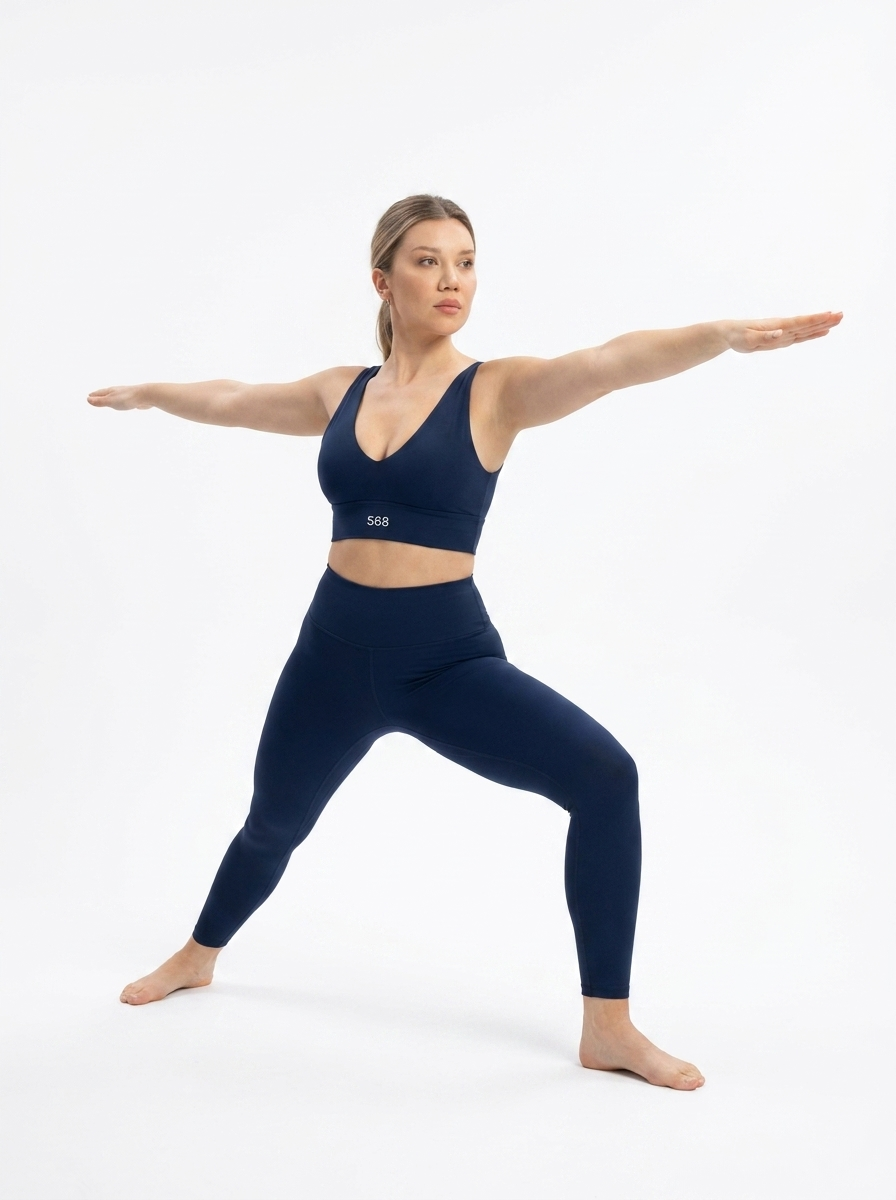 Navy Blue Set — warrior II