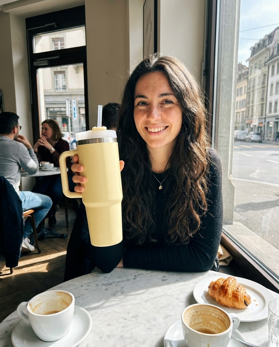 Manon F. wearing the S68 Spring Cup