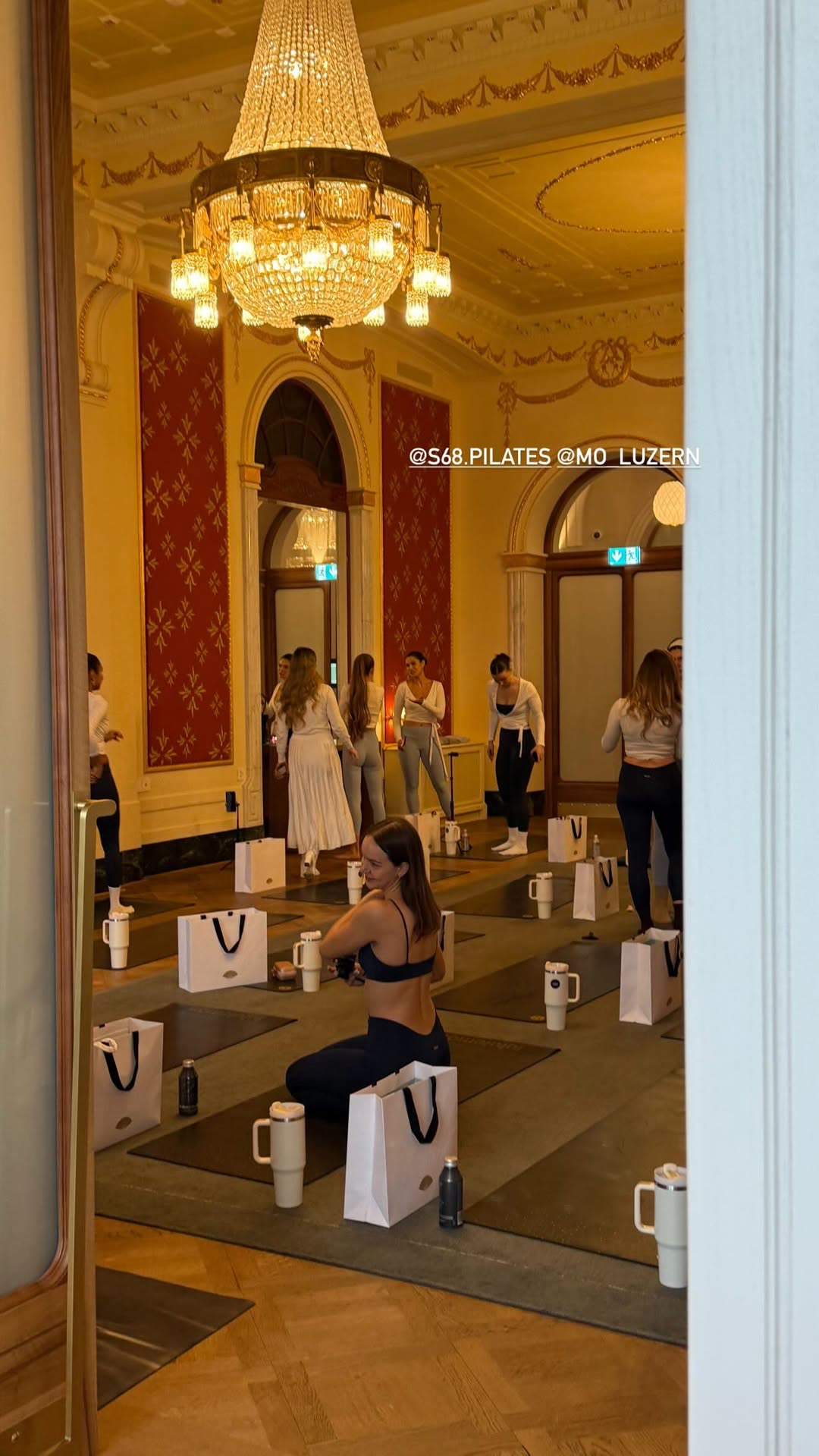 Pilates class at Mo Luzern